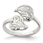 Sterling Silver Polished Filigree Ring