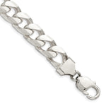 Sterling Silver Domed w/ Side D/C Curb Chain