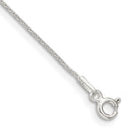 Sterling Silver Diamond-cut Round Spiga Chain