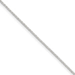Sterling Silver Diamond-cut Round Spiga Chain