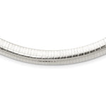 Sterling Silver Polished Cubetto Necklace