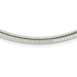 Sterling Silver Polished Cubetto Necklace