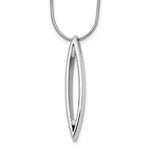 White Ice Sterling Silver Rhodium-plated 18 Inch Diamond Necklace with 2 Inch Extender
