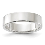 Sterling Silver Lightweight Flat Size 4 Band