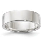 Sterling Silver Lightweight Flat Size 7 Band
