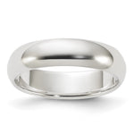 Sterling Silver Half Round Size 13 Band