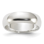 Sterling Silver Half Round Size 9.5 Band