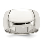 Sterling Silver Half Round Size 7.5 Band