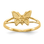 14k Butterfly Size 5 Ring