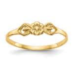 14K Flower Size 5 Ring