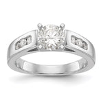 14k White Gold AA Diamond Engagement Ring
