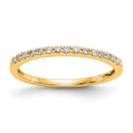 14K Yellow Gold Diamond Band
