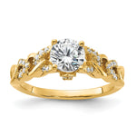 14k Diamond Semi-Mount Engagement Ring