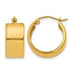 14K 8.25x Polished Hoop Earrings