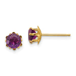 14k Madi K CZ Birthstone (Jun) Earrings