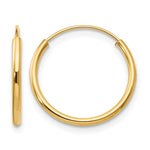 14k Madi K 1.25x Endless Hoop Earrings