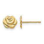 14k Madi K Polished Rose Post Earrings