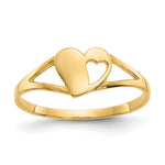14k Madi K Heart Size 2 Ring