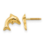 14k Madi K Small Dolphin Post Earrings