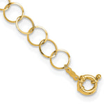 14K Polished Circle Chain Bracelet