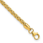 14k Polished Fancy Braided Link Bracelet