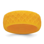 Silicone Metallic Gold Fish Scale Pattern Band