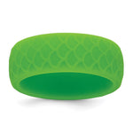 Silicone Light Green Fish Scale Pattern Band