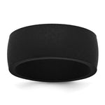 Silicone Black Flat Edge Band