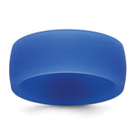 Silicone Blue Flat Edge Band