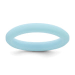 Silicone Blue Round Band