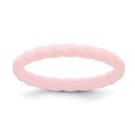 Silicone Pink Braided Band