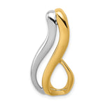 14k Two-Tone Fits up to Reg/Fancy/Reversible Omega Slide
