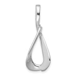 14k White Gold Fits up to Regular, Fancyy Omega Slide