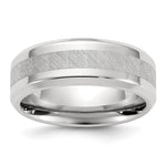 Chisel Stainless Steel Polished with Brushed Center Band