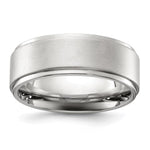Chisel Stainless Steel Polished with Brushed Center Band