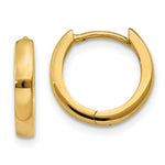 14k Round Hinged Hoop Earrings