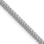 14K White Gold Franco with Lobster Clasp Chain