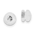 Silicone Sliders 14k WG Skewback Mushroom 1 Pair
