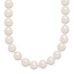 14k 7- White Near-Round Freshwater Cultured Pearl Necklace