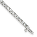14k White Gold Complete 2.18 carat Round VS Diamond 4-prong Tennis Bracelet