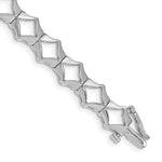 14k White Gold Holds 21 Stones up to Add-a-Diamond Tennis Bracelet