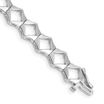 14k WG Holds 19 up to Stones, Add-a-Diamond Tennis Bracelet
