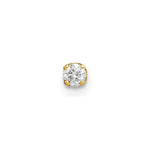 14k Single Stud Diamond Earring