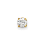 14k Single Stud Diamond Earring