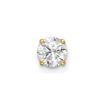 14k 1/2 carat Single Stud AA Diamond Earring