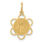 14k SWEET 16 Disc Charm