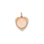 14K Rose-Gold #1 Daughter Charm