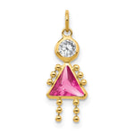 14k October Girl Birthstone Charm