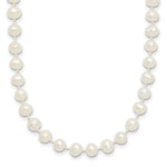 14k 4- White Semi-Round Freshwater Cultured Pearl Necklace