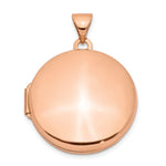14k Rose Gold Round Locket